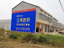 凤山农村墙体广告在不同形式上面展现的不同特色