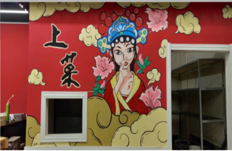 凤山墙体彩绘的发展和应用